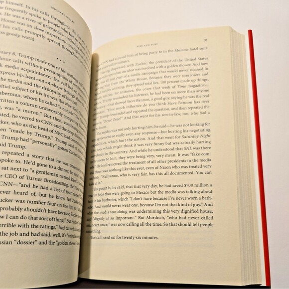 Fire and Fury by Michael Wolff (HB 2018); Pres. Trump; White House; Politics - Picture 7 of 9